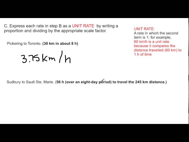 Grade 8 Math: Lesson 2.5 - Rates