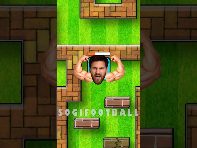 NEW SECRET MAZE CHALLENGE 🔥 Can MESSI and MR BEAST Escape the Maze? 😱⚽ Fan Animation #shorts