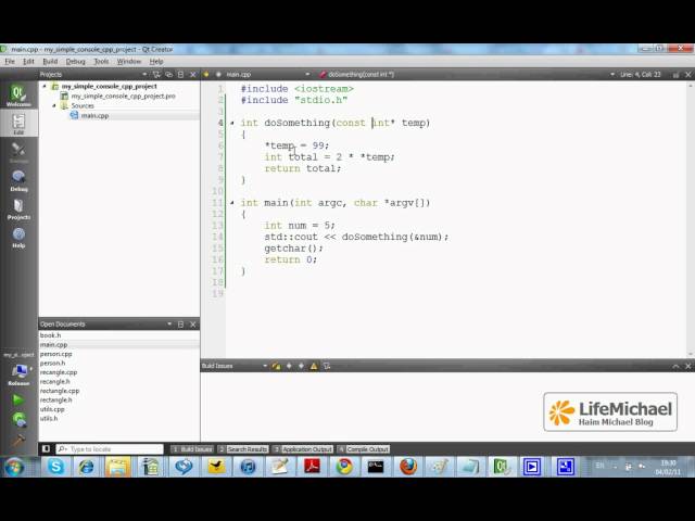 Const Parameters in C++