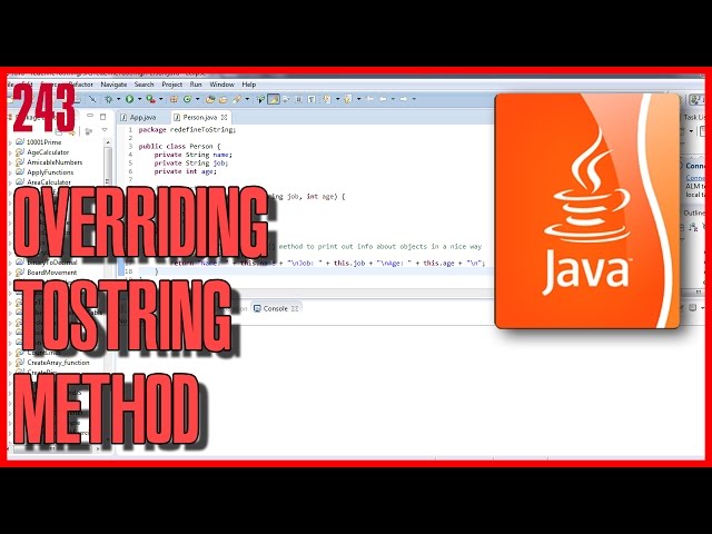 JAVA How to override toString method