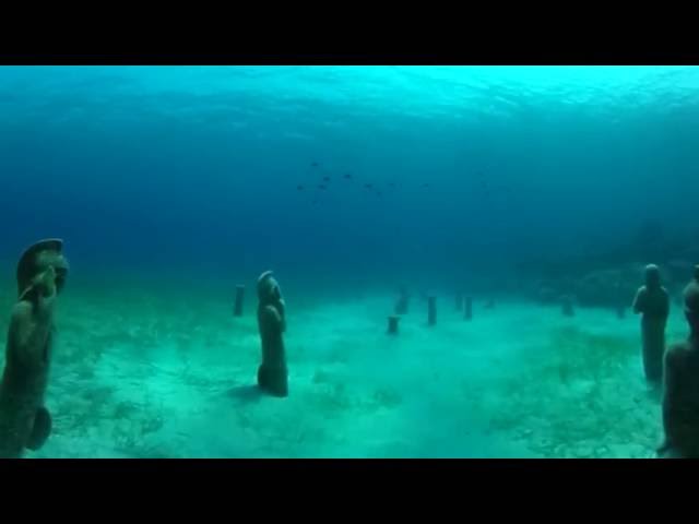 Freedive Green Bay, 360 video with the 360bubble
