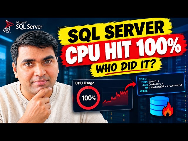 SQL Server CPU Hit 100% — I Found the Query