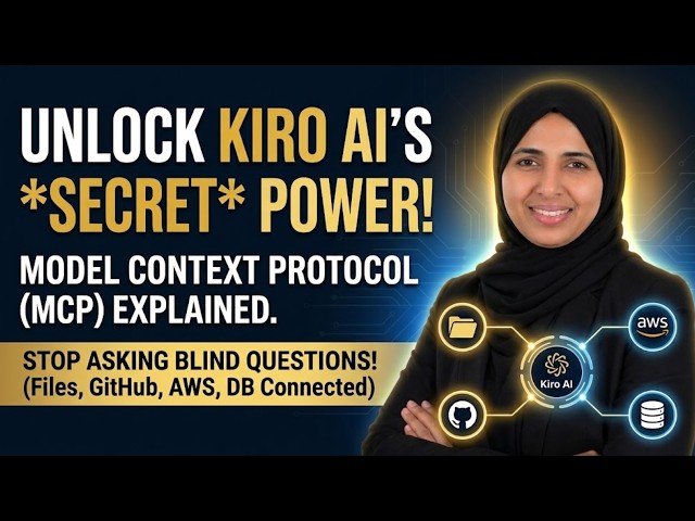 AWS Kiro MCP Tutorial: Connect GitHub, AWS & Local Files Step-by-Step | AWS KIRO SERIES(PART 6)