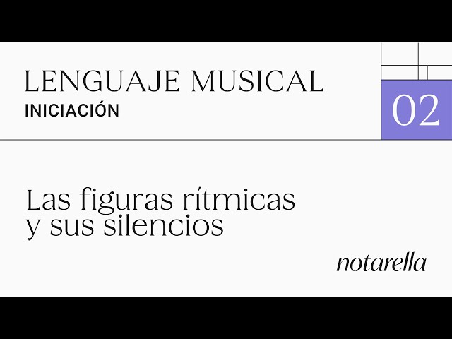 Tema 2: Las figuras rítmicas y sus silencios. Curso Lenguaje y Teoría Musical. Nivel Iniciación