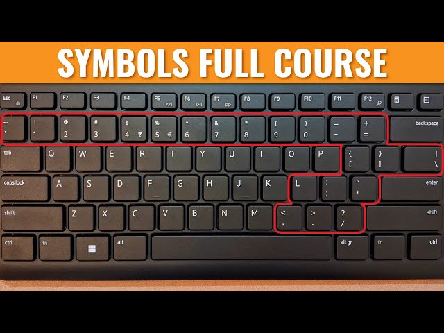 SYMBOLS FULL COURSE | Free Typing Lessons | Touch Typing Course | Tech Avi