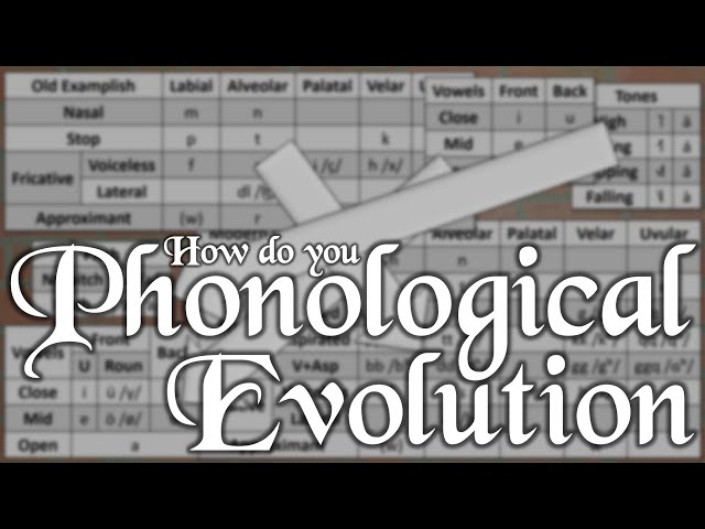 The Phonological Evolution of Conlangs