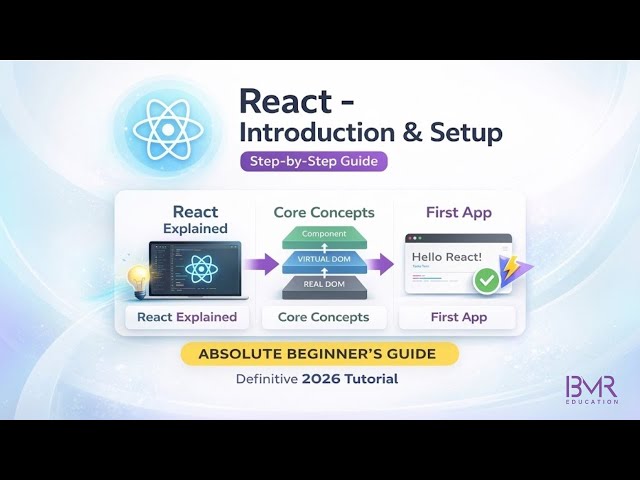 React.js Introduction & Setup | Learn React from Scratch with Vite (2026 Guide)