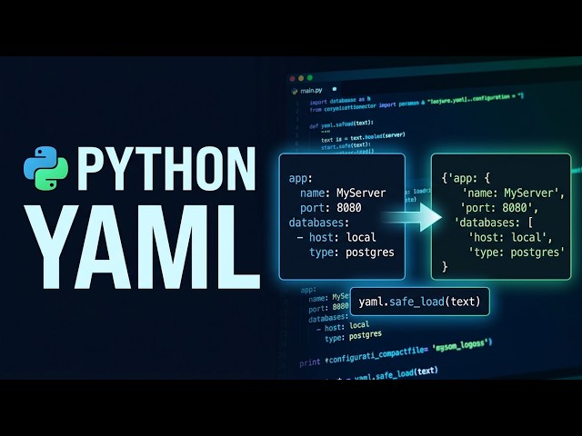120 🐍 Introduction to YAML in Python | Read and Write YAML Data