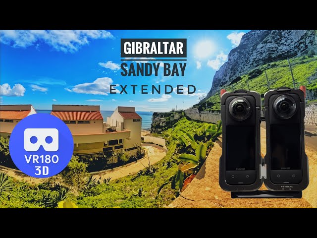 [8K][VR180 3D] Sunny day at Sandy Bay Extended (Meta Quest 3 optimised)