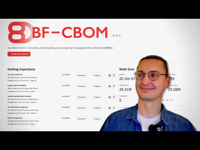 BF-CBOM: Your Best Friend for Cryptography Bill of Materials (DEMO)