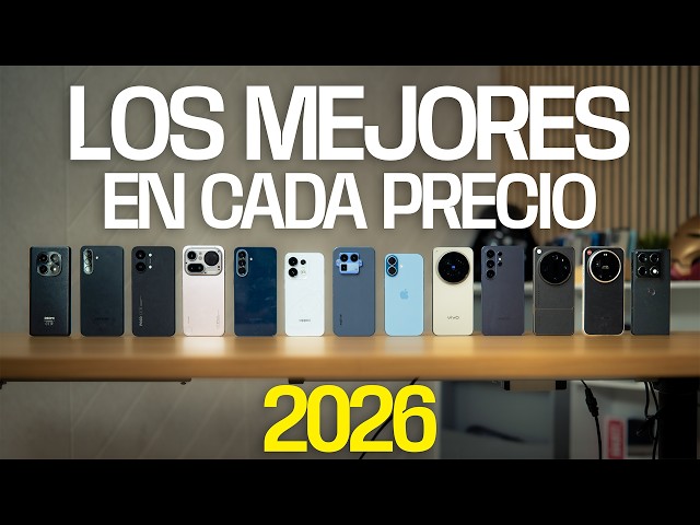 Los MEJORES MÓVILES en cada PRECIO de este 2026!