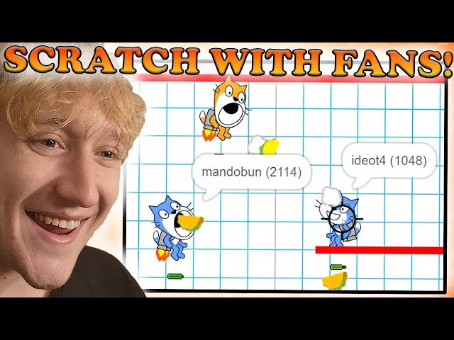 I Played Scratch MULTIPLAYER Games With My FANS!!! | griffpatch's Taco Burp