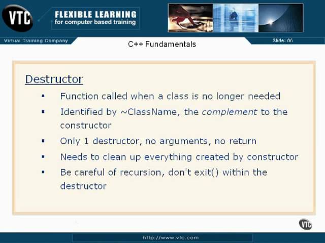 04  Constructors Copy Constructors, Destructors