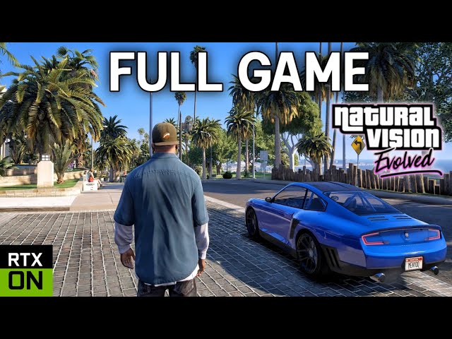 GTA 5 Natural Vision Evolved FULL GAME Remastered with Mods - All Missions Ultra Graphics Mod 4K