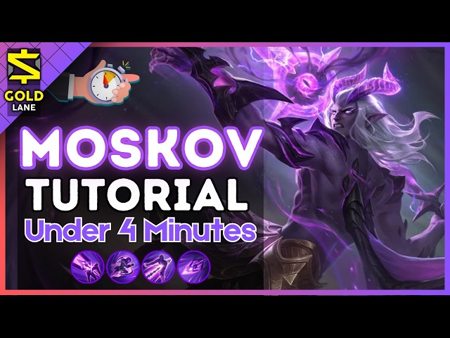 4-Minute Moskov Tutorial in the Gold Lane || (MLBB S41) 2026