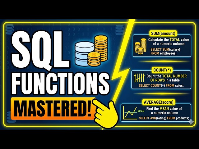 SQL Aggregate and String Functions Explained with Examples