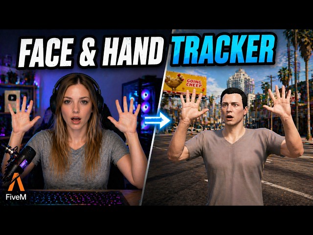 FiveM Script | Face & Hand Tracking System | Webcam Control | QBCore/ESX/Qbox