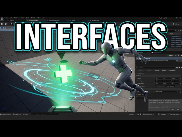 Health Pickup and Respawning Objects with Interfaces - Let's Make Third Person Platformer P5