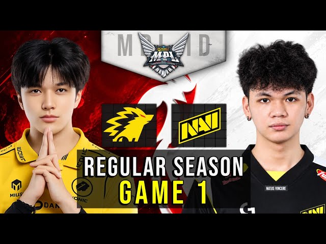 ONIC vs NAVI 🔥 GAME 1 | MPL ID SEASON 18 | REGULAR SEASON