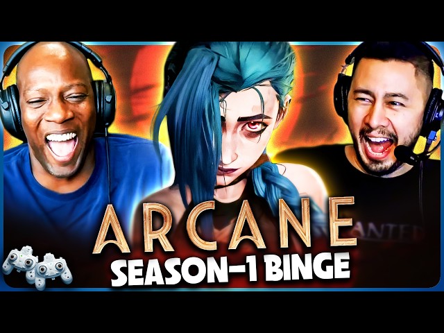 Arcane Season 1 Binge Watch | Full Season Reaction! | Ella Purnell | Hailee Steinfeld | Netflix