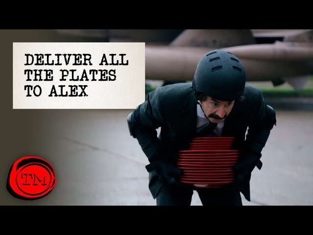 Deliver all the plates to Alex | Full Task | Taskmaster
