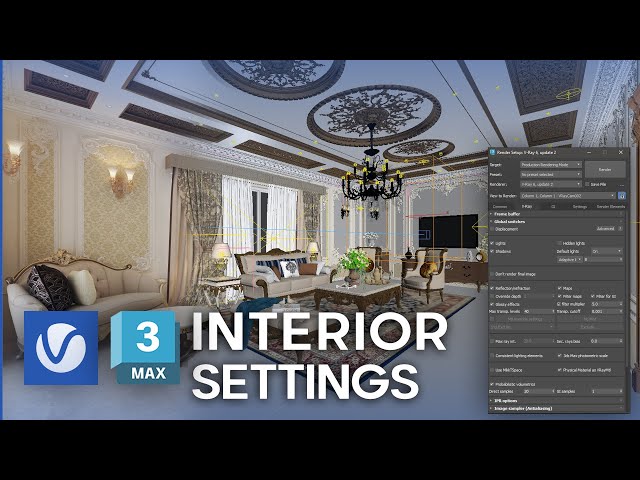 Realistic Interior Rendering Tutorials | 3ds Max 2025 & V-Ray 7