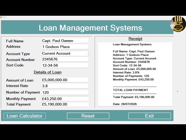 How to Create a Loan Management System in C# Windows Forms | Visual Studio Tutorial - Part 1 of 2