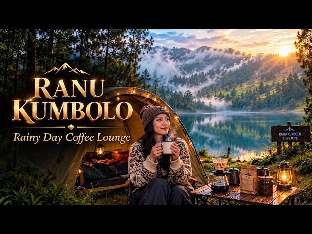 Rainy Day Coffee Lounge ☕🌧️ Ranu Kumbolo Misty Jazz & Soft Vocals for Study & Focus