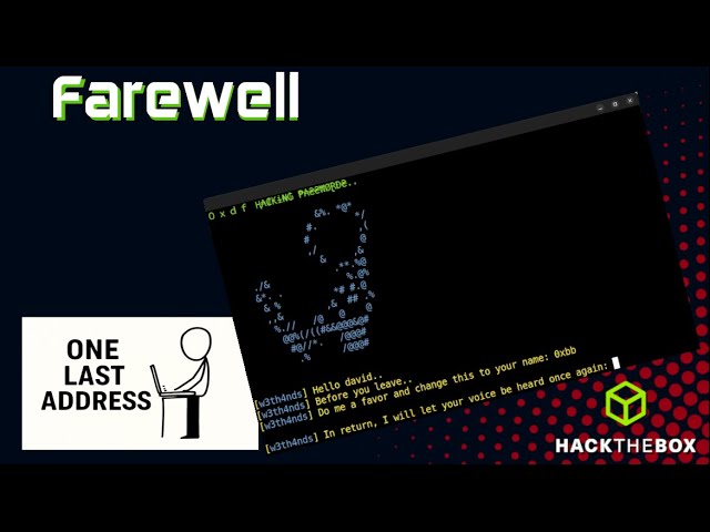 Farewell [0xff: One Last Address]