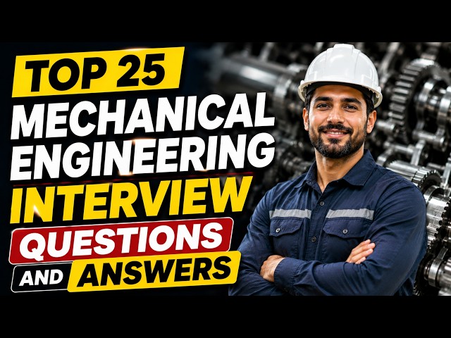 Top 25 Mechanical Engineering Interview Questions and Answers