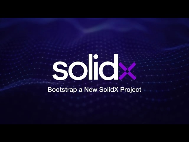 Bootstrap a New SolidX Project