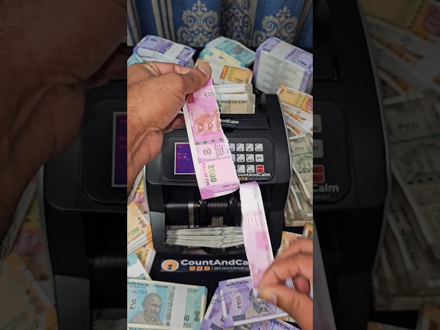 Can a counting machine detect fake notes? 🤔 💸 #shorts