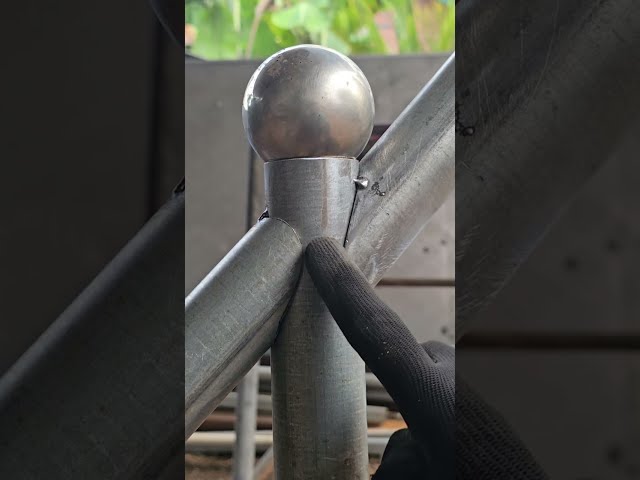 Many welders do not know how to create iron pipe joints during the fabrication of stair railings