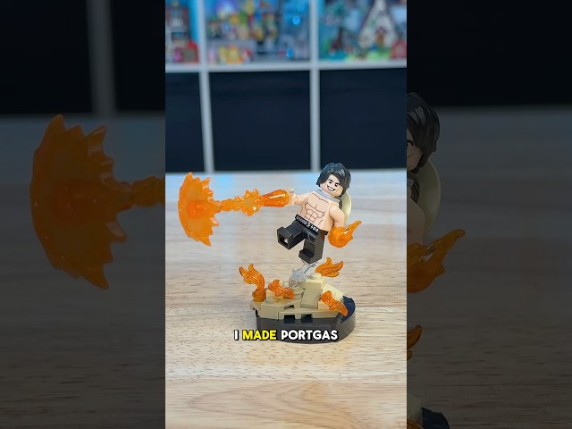 I built Ace from One Piece as a LEGO Minifigure!