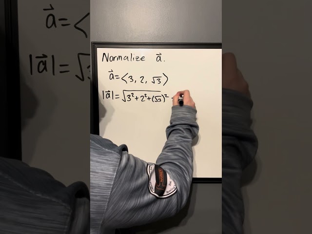 How To Normalize A Vector