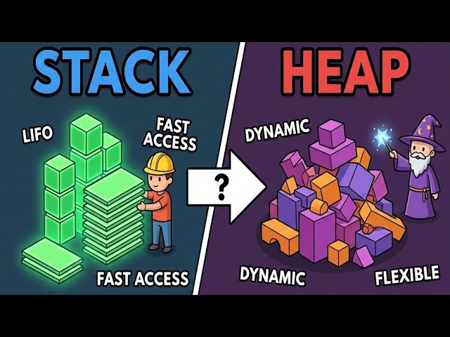 The Stack vs. The Heap: Where Your Variables Actually Live