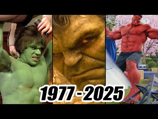 Evolution of HULK fighting | 1977-2025