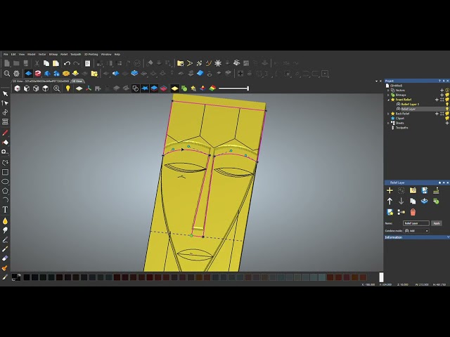 ARTCAM TUTORIAL | ABSTRACT FACE MODELING | 