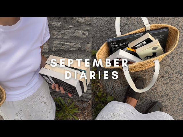 vlog | I want September to be filled with books and art days