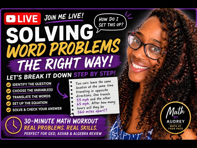 Math by Audrey | Breaking Down Word problems
