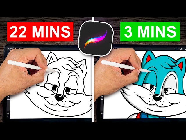 The Cheat Code For Drawing Faster In Procreate
