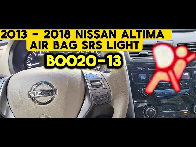 2013 - 2018 NISSAN ALTIMA AIR BAG LIGHT - CODE B00020-14 SIDE AIRBAG MODULE LH | 2014 2015 2016 2017