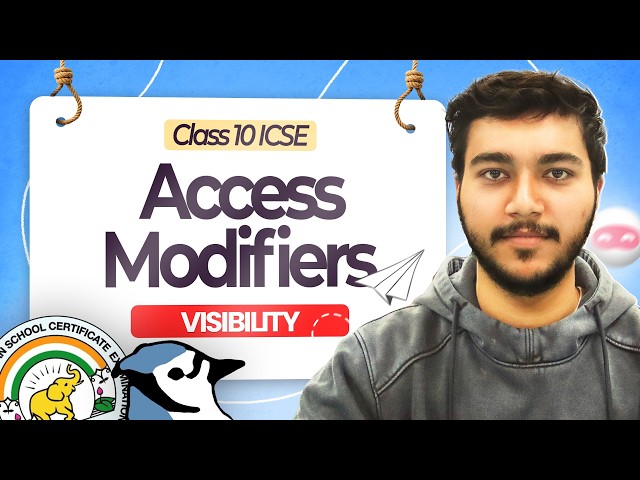 Access Specifiers (Modifiers) in Java | ICSE Class 10