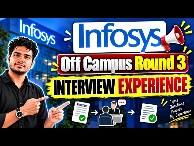 Infosys Off Campus Interview Experience | Infosys Interview Round Experience 2026 | Infosys Hiring