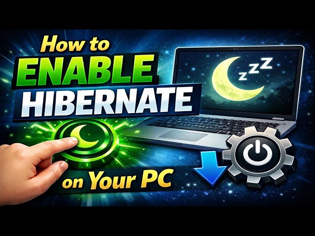 How to Enable Hibernate on Windows 10 & 11 | Fix Missing Hibernate Option