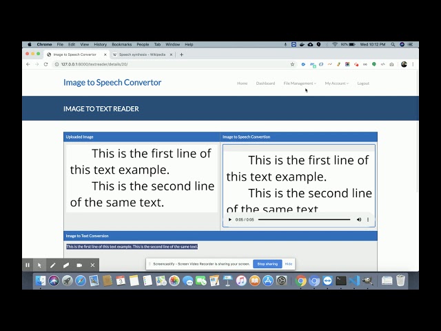 Image to Speech Convertor Python Machine Learning AI Project