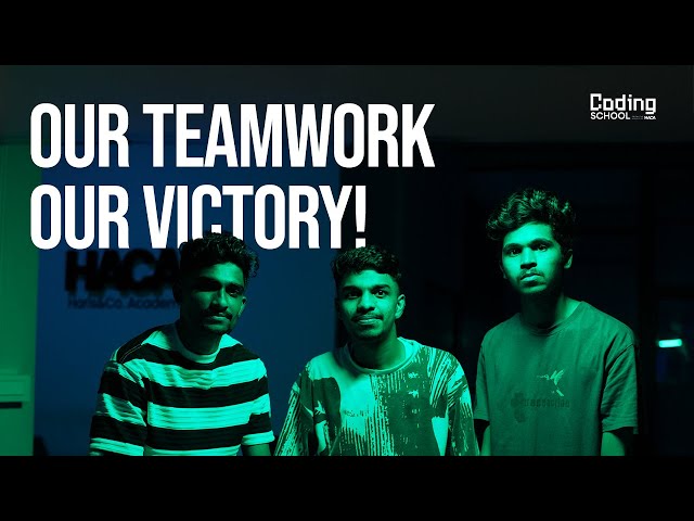 From a spark of an idea to an amazing victory!| Coding School by HACA | Harisandco. Academy