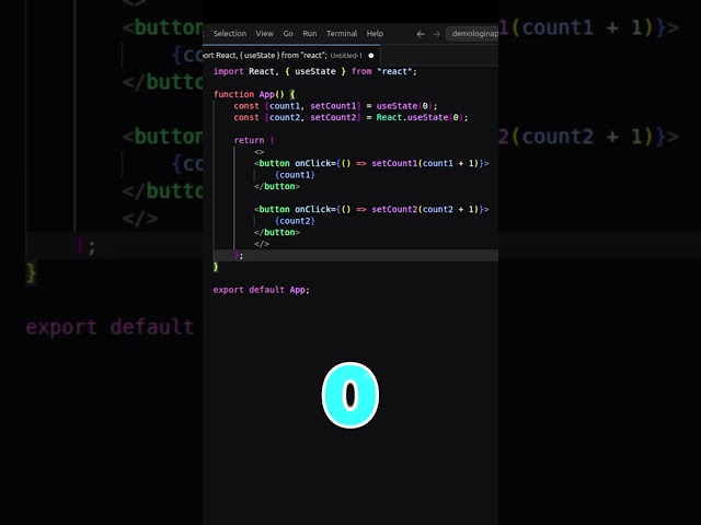 React useState vs React.useState |What's the REAL Difference? #shorts #react  #tech #youtubeshorts