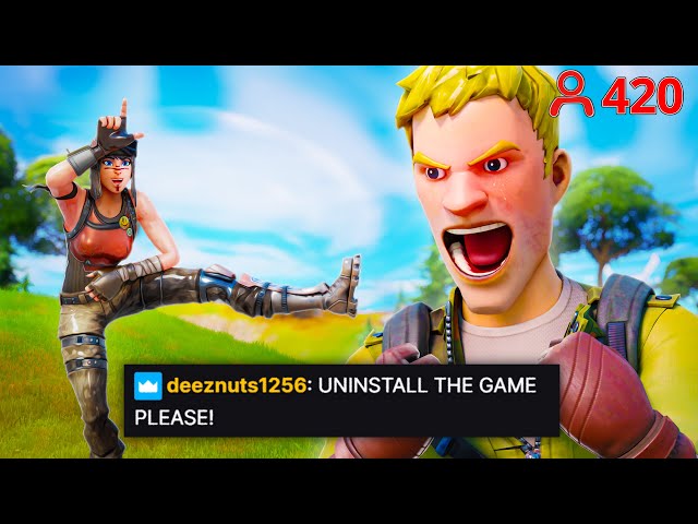 I put TTV in my name and L DANCED after EVERY KILL in ARENA ...