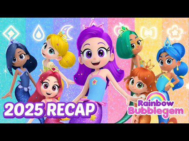 2025 Best of the Best✨ Episodes 1–5 + Opening & Ending Songs | Rainbow Bubblegem🌈